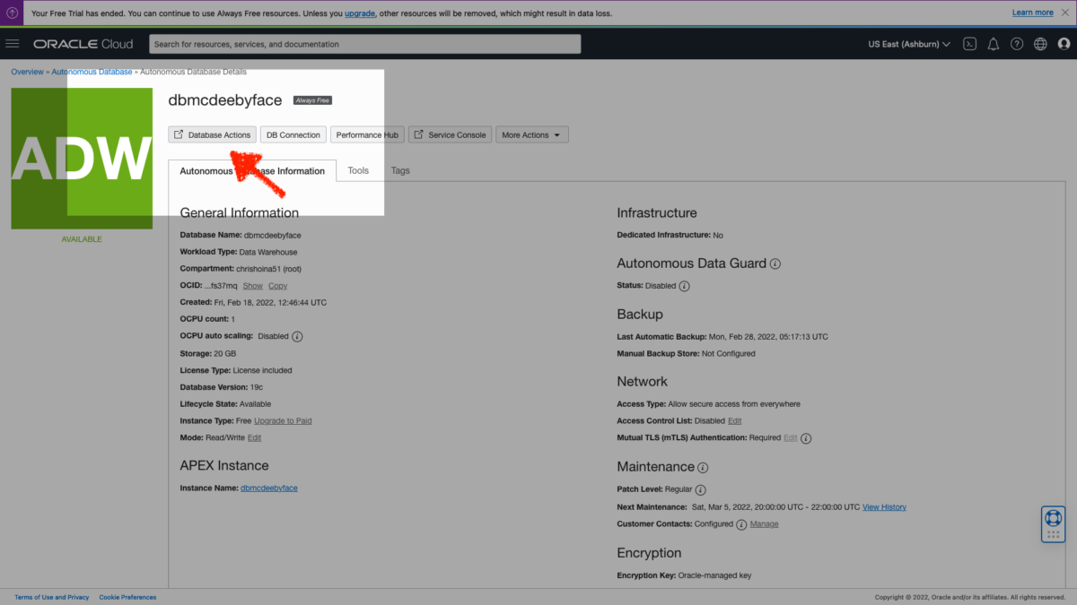 Create a user in Oracle Autonomous Database [for Dummies]