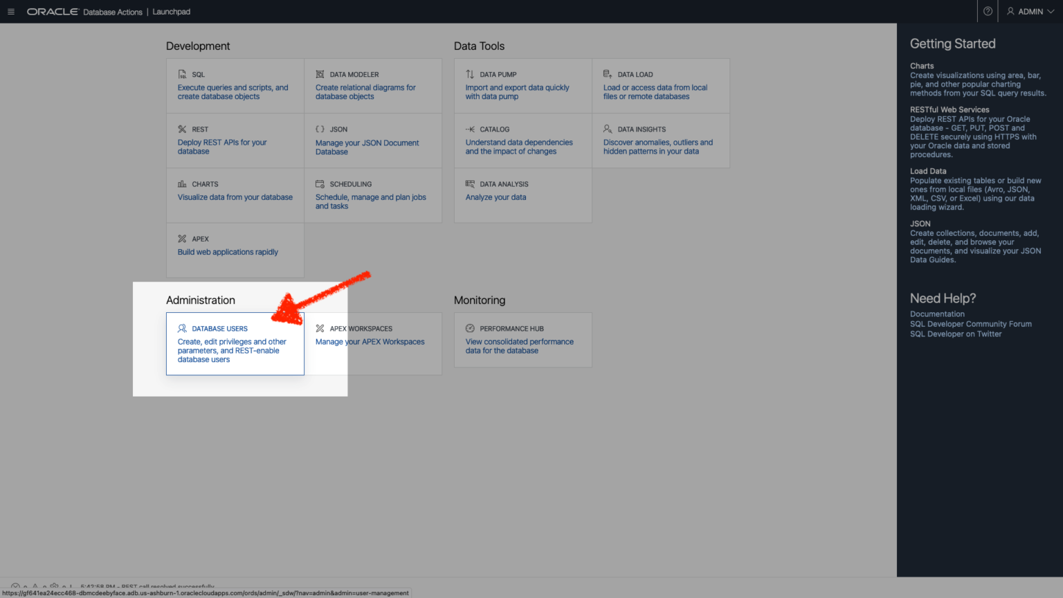 Create a user in Oracle Autonomous Database [for Dummies] – Follow the ...
