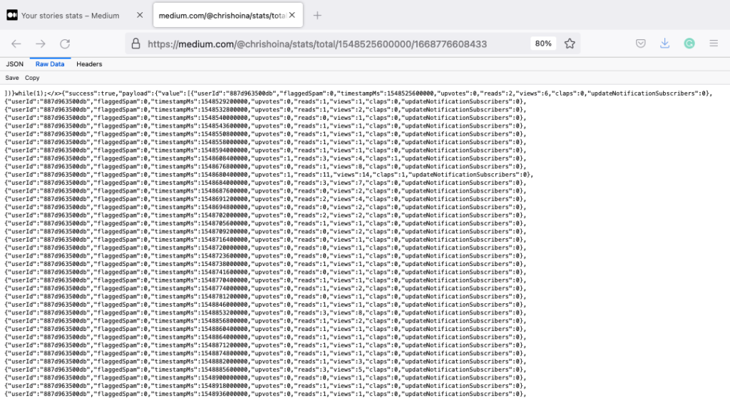 viewing the raw medium json data in browser before saving it chris hoina senior product manager oracle rest apis database tools autonomous database