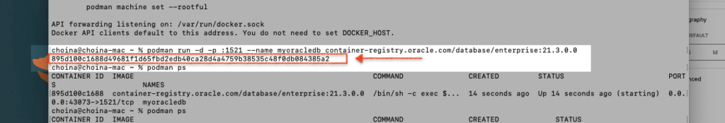 Container has been created, and is starting, Chris Hoina, Senior Product Manager, ords, Database Tools, Oracle Database   