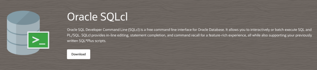 Oracle SQLcl blurb, chris hoina, senior product manager, oracle database tools, command line, oracle autonomous database