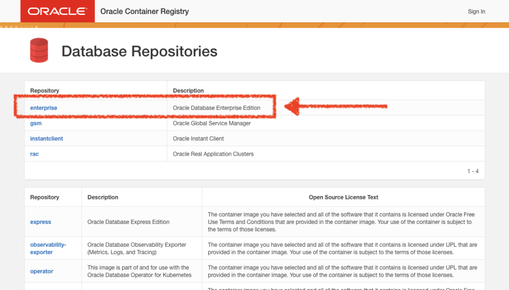 Oracle Container Registry choose enterprise option, chris hoina, senior product manager, ords, oracle database tools, database, sqlcl, podman