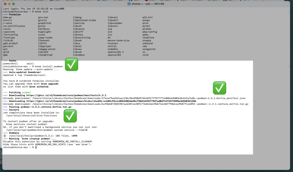 error free since 2023, brew install with podman, no issues, Chris Hoina, Senior Product Manager, ords, Database Tools, Oracle Database