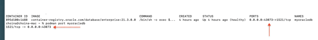 exposing ports for container on podman, Chris Hoina, Senior Product Manager, ords, Database Tools, Oracle Database     