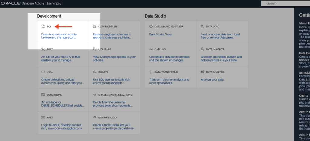 sql worksheet in database actions, sql developer web, chris hoina, senior product manager, ords, oracle autonomous database