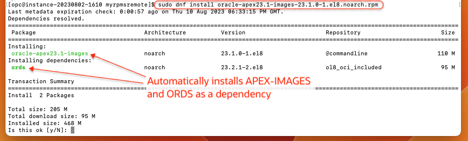 completing-the-package-installation-for-apex-images-oracle-linux-8-chris-hoina-senior-product-manager-oracle-database-ords-sqlcl-actions