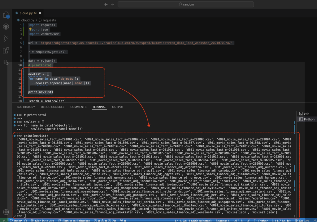 Python script to retrieve objects from Oracle Cloud Bucket – Follow the ...